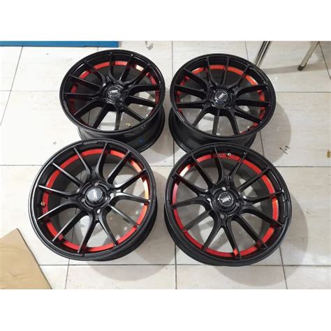 Jual Velg Racing Seken Hsr Ring 15 Lebar 6 5 Lubang Baut 4 Cocok Unntuk