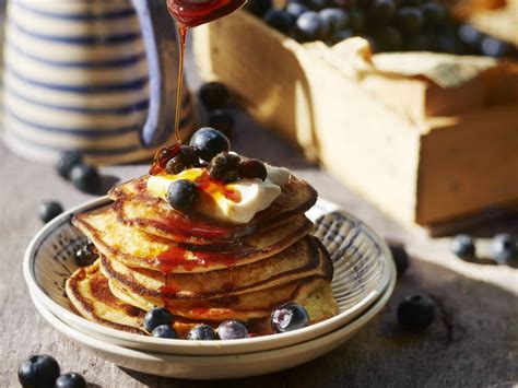 Luchtige Ricotta Pancakes Met Blauwe Bessen Boodschappen