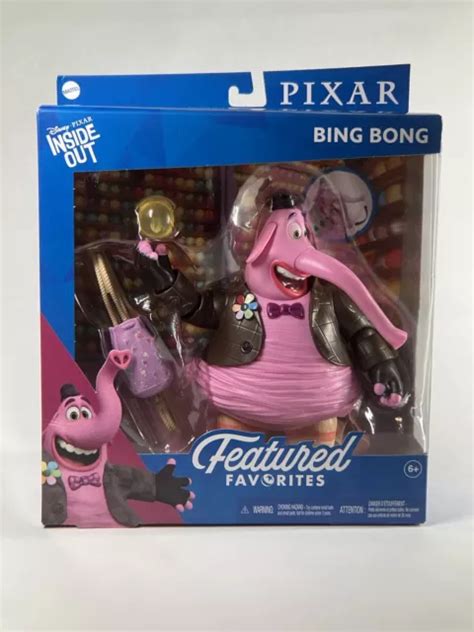 Mattel Pixar Featured Favorites Inside Out Bing Bong Factory Sealed Pristine Box Eur 22 79