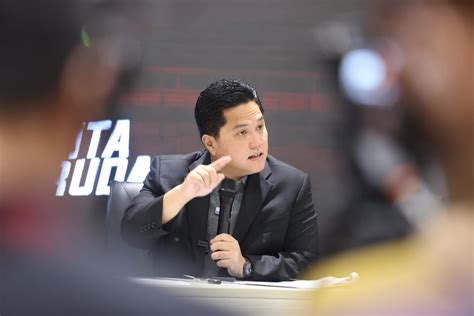 Sukses Di Pssi Erick Thohir Kebanjiran Dukungan Masyarakat Untuk Jadi Cawapres