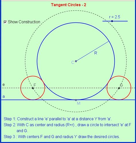 Tangent Circles - 2 | Interior and exterior angles, Math geometry, Basic math