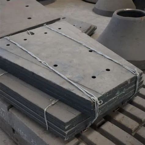 Mild Steel Jaw Crusher Top And Bottom Liner Check Plate At Rs