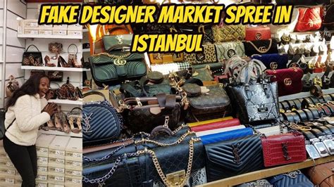 Istanbul Fake Designer Market Spree Near Grand Bazaar Africans