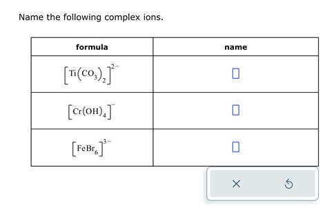 solved    complex ions cheggcom