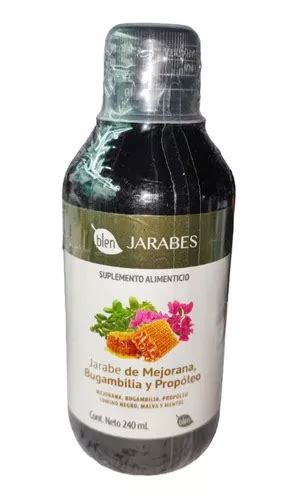 Jarabe De Mejorana Buganbilia Y Propoleo 240ml Para Tos Meses Sin