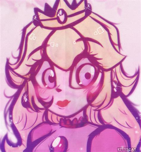 Princess peach FanArt by VanyLoveArt on DeviantArt