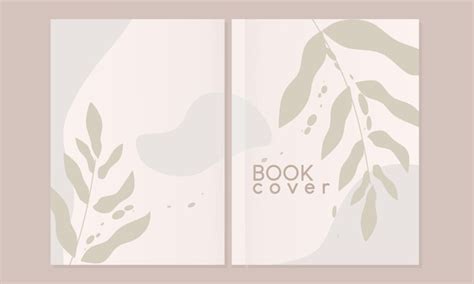 Premium Vector Notebook Cover Page Set Templates With Aesthetic Boho