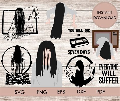 Bundle The Ring Svg Png Samara Morgan Cricut Etsy