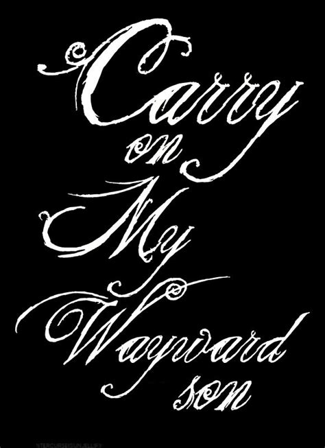 Supernatural Kansas Carry On My Wayward Son Supernatural