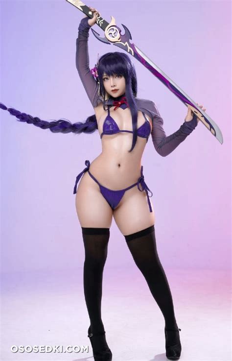 Raiden Shogun Genshin Impact Sayo Momo Naked Cosplay Asian Photos