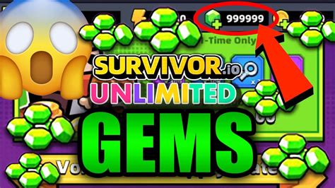 Survivor Io Hack Get Unlimited Free Gems Youtube