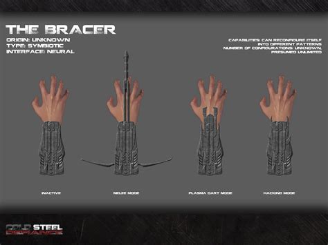 Concept Art: The Bracer - Various Modes image - Cold Steel: Defiance ...