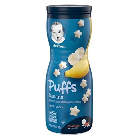 GERBER PUFFS BANANA SNACK 42G » Master Mac food