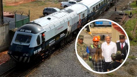 AMLO inicia segundo recorrido de prueba del Tren Interoceánico en