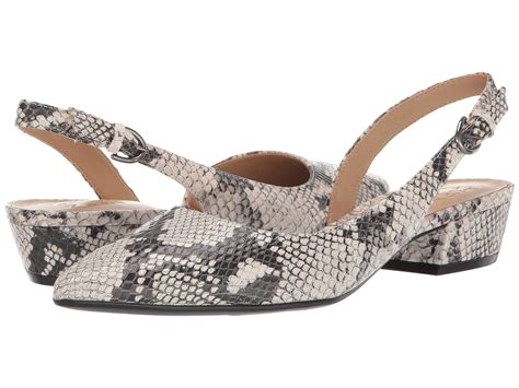 Naturalizer Banks Snake Print Leather Sling Pumps Save 10 Lyst