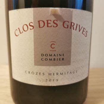 Crozes Hermitage Clos Des Grives Domaine Combier Magnum