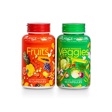 Balance Of Nature Fruits And Veggies Whole Food Supplement With