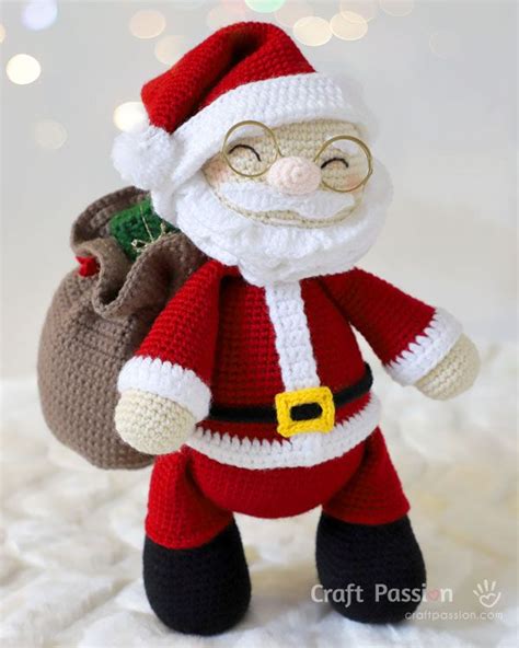 Crochet Santa Claus Christmas Dolls Free Amigurumi Pattern Artofit