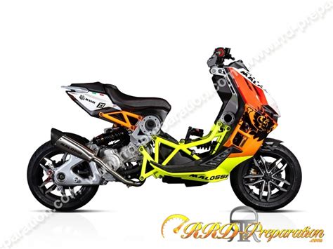 Escape MALOSSI MHR RX Para Maxiscooter ITALJET DRAGSTER 125 Y 200 4T De