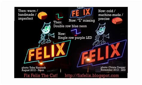 Felix The Cat Las Best Loved Neon Sign Secretly Switched To Leds