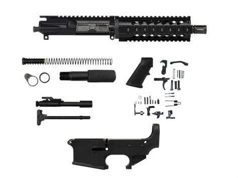 Ar 15 Pistol Kit 10 5″ A2 Sight Tower With Quadrail No Lower Daytona Tactical