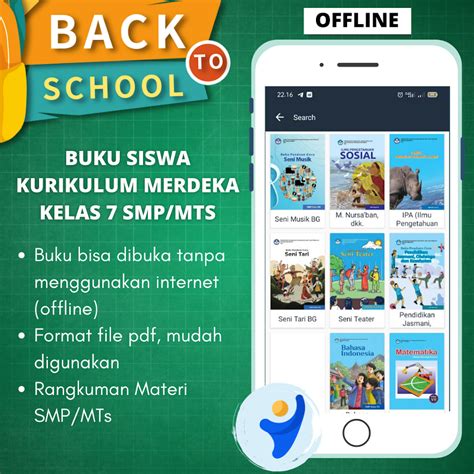 buku kelas  kurikulum merdeka  android