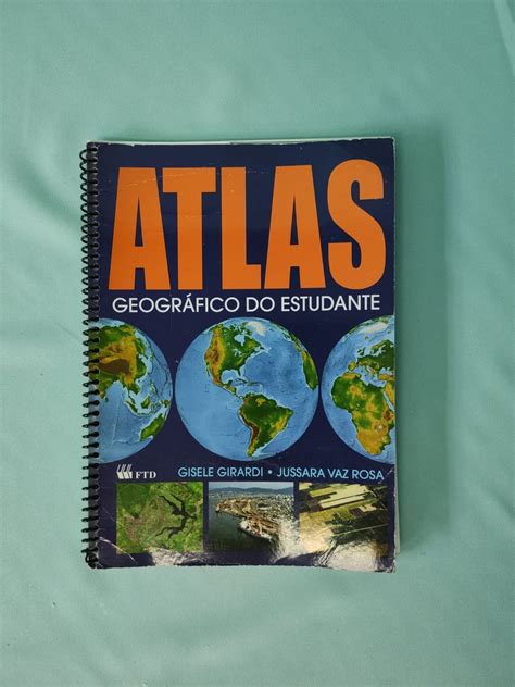 Livro Atlas Geogr Fico Do Estudante Livro F T D Usado Enjoei