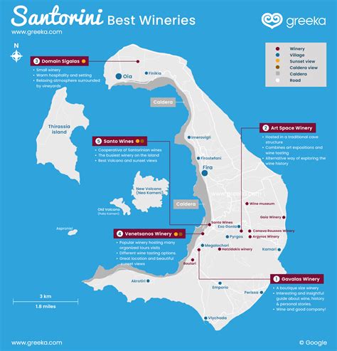 Where Is Santorini Map Of Santorini Greece Greeka