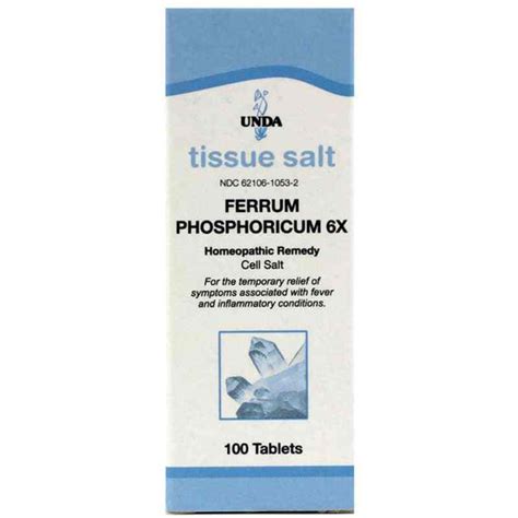 Ferrum Phosphoricum 6X, Unda