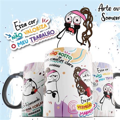 Arte Caneca Eu To Passando Esse Nude Forçada Uuuuuu Png Elo7