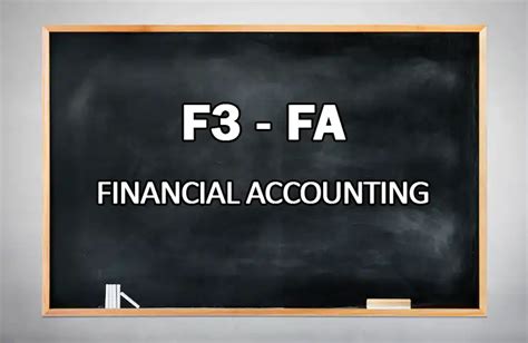 Acca F3 Faffa Financial Accounting Aglobalbox