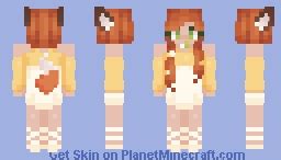 Cute Fox Girl Minecraft Skin