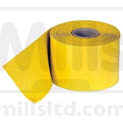 Thermoplastic Lane Marking Tape Yellow 100mm X 5m Mills Ltd