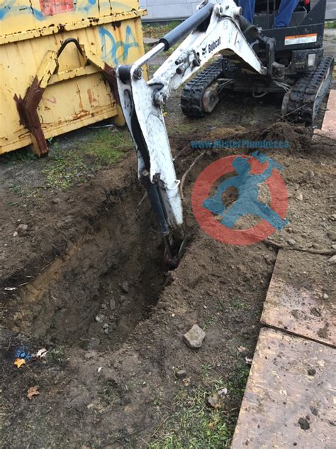 Digging A Trench For New Water Pipe Installation Mister Plumber