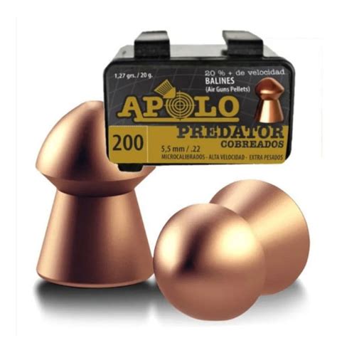 Ilma Aseluoti Apolo Predator Copper 5 5 Mm 1 27g 200 Kpl Suomen Ase