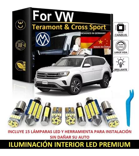 Kit Iluminación Interior Premium Led Teramont Y Cross Sport Meses sin