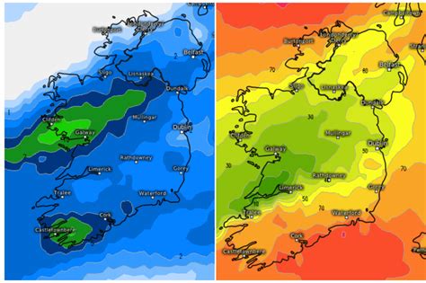 Irish weather forecast - Weather warnings in place across seven ...