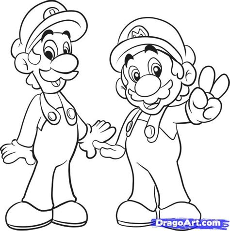 Nintendo Characters Drawing at GetDrawings | Free download