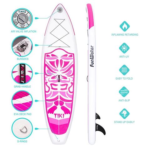 Funwater Tiki Cruise Inflatable Stand Up Paddle Board X X Cm Ultra