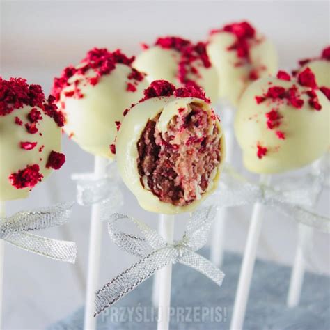 Malinowe Cake Pops Przepis Przyslijprzepis Pl