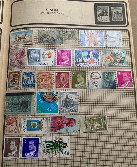 Mix Of Spain Stamps Espana Stamp Collection Etsy