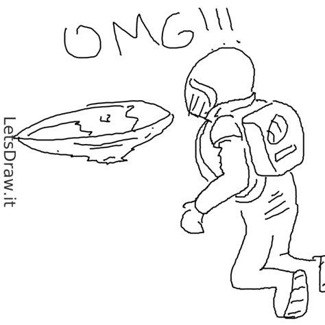 draw astronaut myzzgnhpng letsdrawit