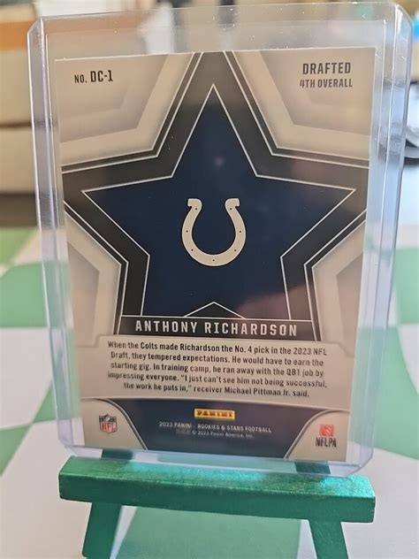 Anthony Richardson Rookies Stars Longevity Draft Class Rookie Rc