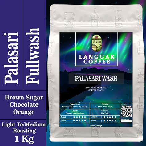 Jual Biji Kopi Arabika Palasari Fullwash 1 Kg Proses Full Wash Roasting