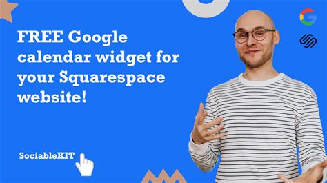 Free Google calendar widget for your Squarespace website