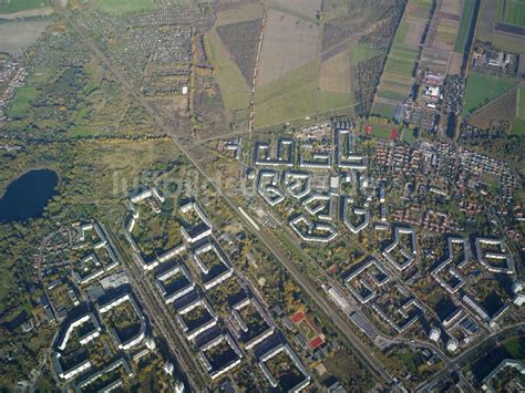 Berlin Hohensch Nhausen Aus Der Vogelperspektive Wohngebiets Siedlung