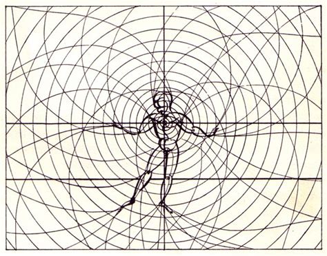 Oskar Schlemmer Figure In Space With Plane Geometry And Spacial