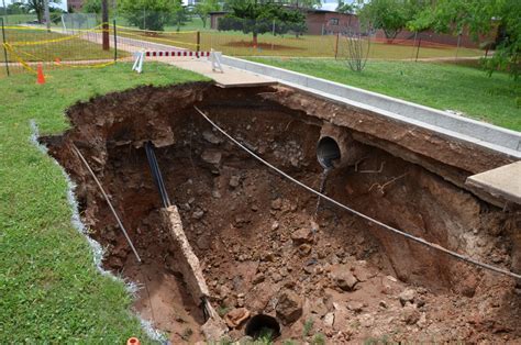 Sinkhole causes road closure | Article | The United States Army