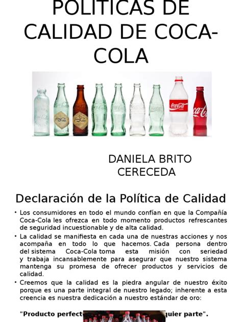 PDF Políticas de Calidad de Coca cola DOKUMEN TIPS