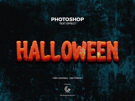 Free Halloween Photoshop Text Effect on Behance